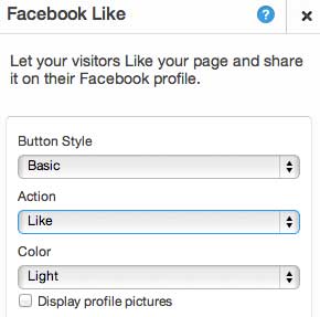 Настройка кнопки фейсбук Настройка кнопки фейсбук